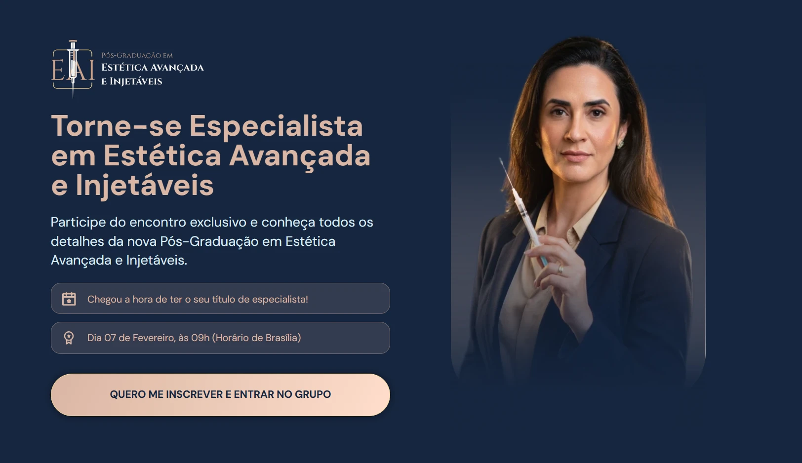 Pós Graduação em Estética Avançada e Injetáveis